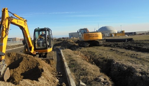 Izgradnja atmosferske kanalizacije u industrijskoj zoni jug u Novom Miloševu